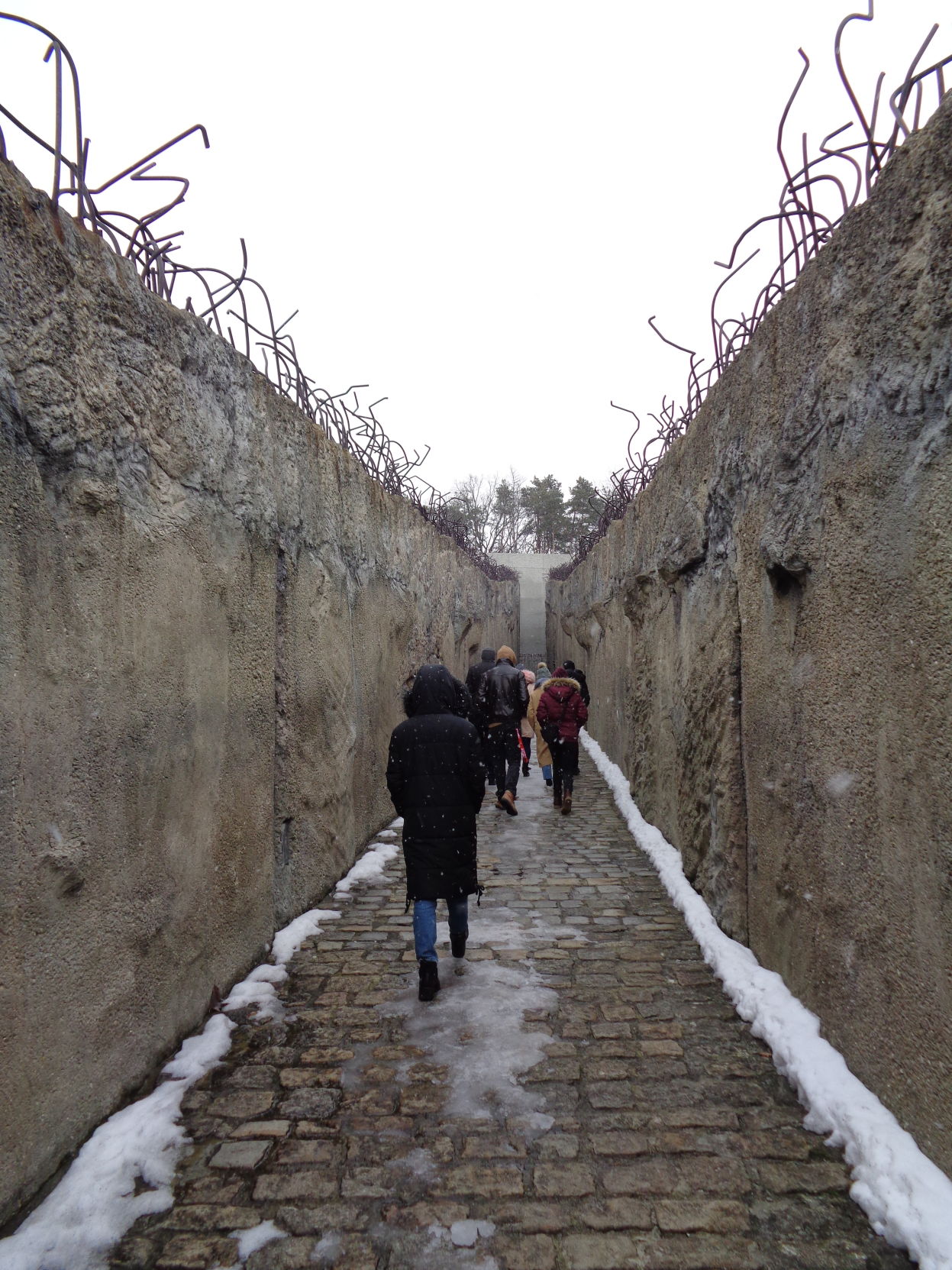 Martin, Students in Belzec.JPG